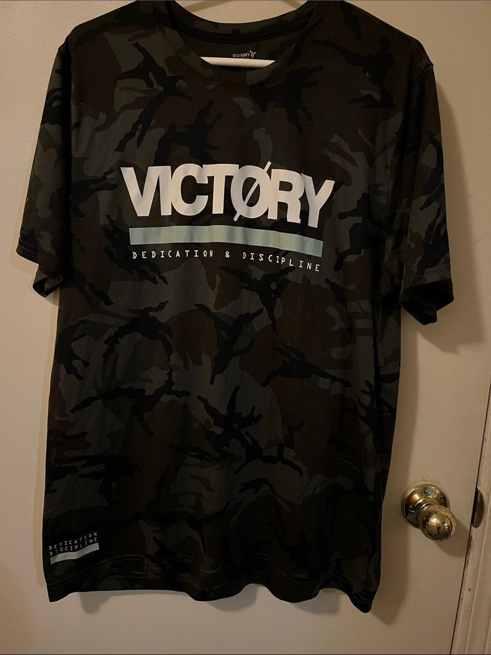 Old Navy Victory Camo Short-Sleeve Tee - Black/Olive